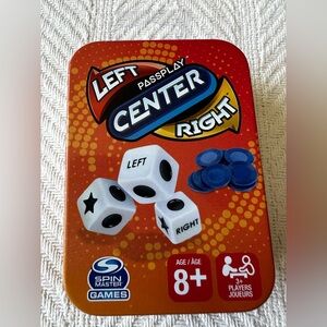 LCR Left Center Right Dice Game - Brand New! Never Opened!